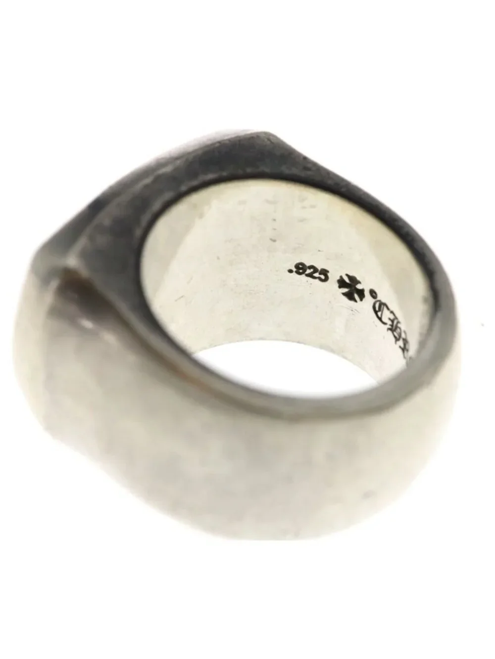 Chrome Hearts Big PJ Angel Big Ring Silver